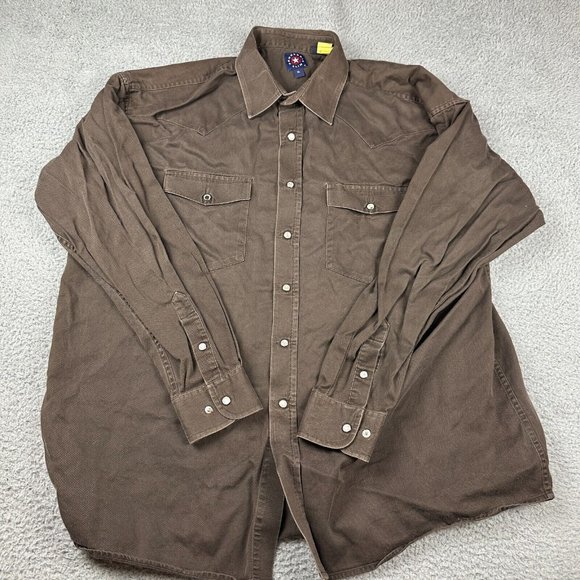 Chemise western vintage USA Panhandle homme 16,5-35